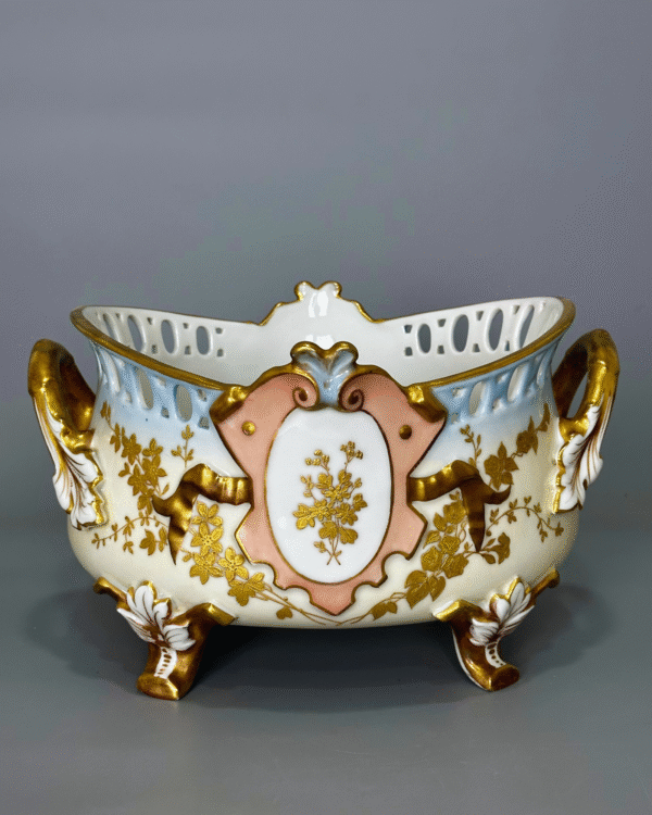 Antika Limoges Jardinyer / Çiçeklik - Görsel 2