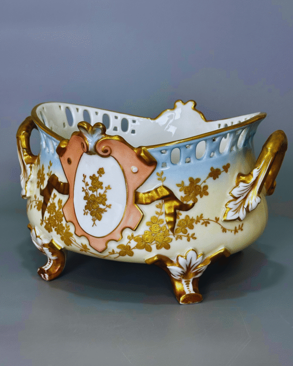 Antika Limoges Jardinyer / Çiçeklik - Görsel 4