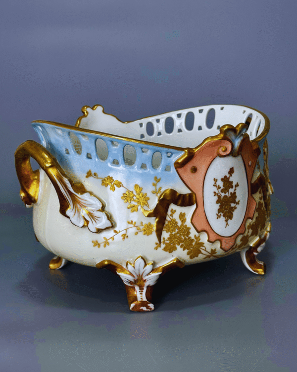 Antika Limoges Jardinyer / Çiçeklik - Görsel 3